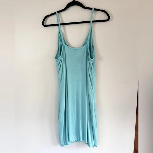 Y2K MYSTIQUE INTIMATES Babydoll Lace Trim Cami Slip Dress Chemise Coquette Sz 1X - Picture 9 of 12
